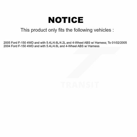 Mpulse Front ABS Wheel Speed Sensor For Ford F-150 SEN-2ABS2129